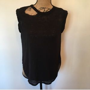 Chaser Black Sheer Tank Size Small
